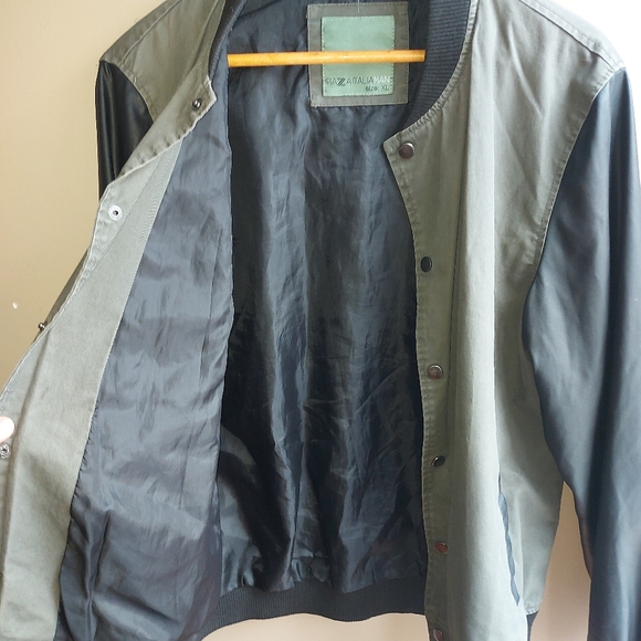 PIAŹA ITALIA MAN Dark green jacket - Picture 3 of 4